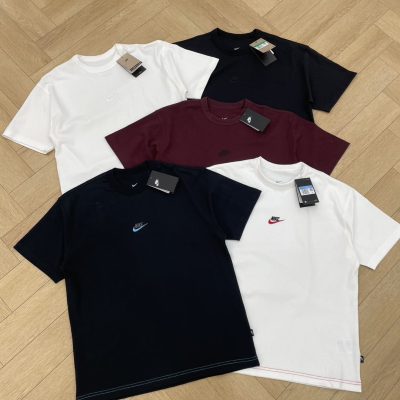 Premium Nike Short Sleeves Black Classic Luxury