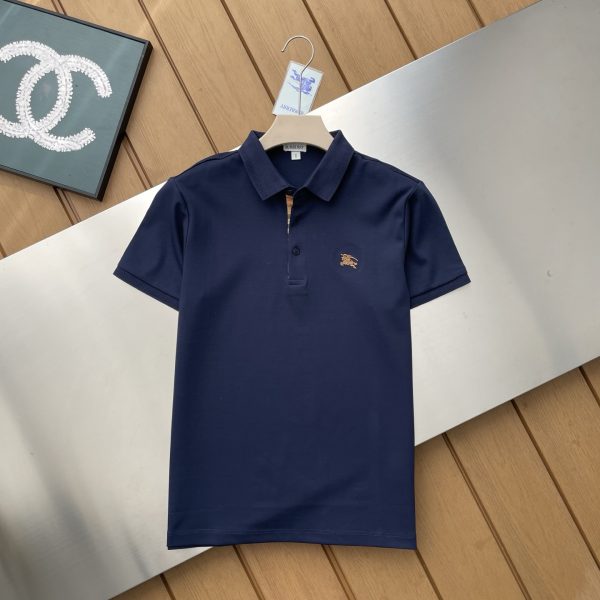 Luxury Burberry Short-Sleeved Black Logo Collection