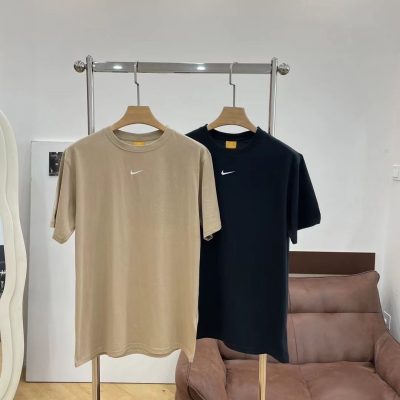 Premium Nike Short Sleeves Khaki Knit Print Luxury