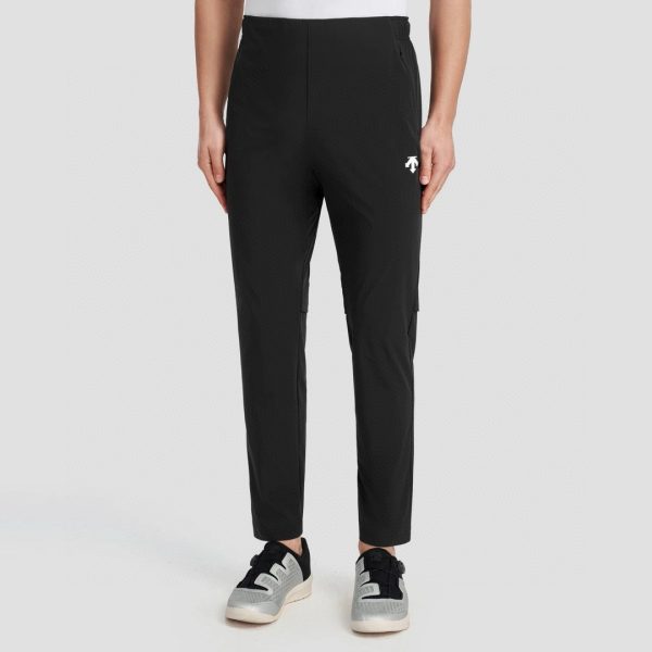 High Quality Descente Pants Black Nylon Casual Luxury