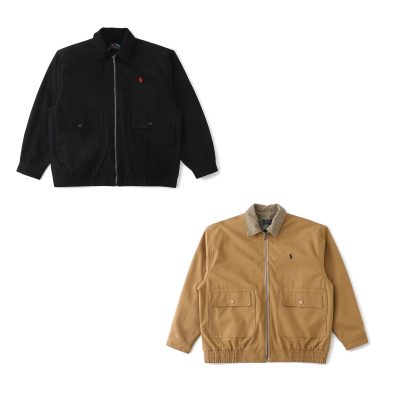 High Quality Ralph Lauren Coats Khaki Retro Collection