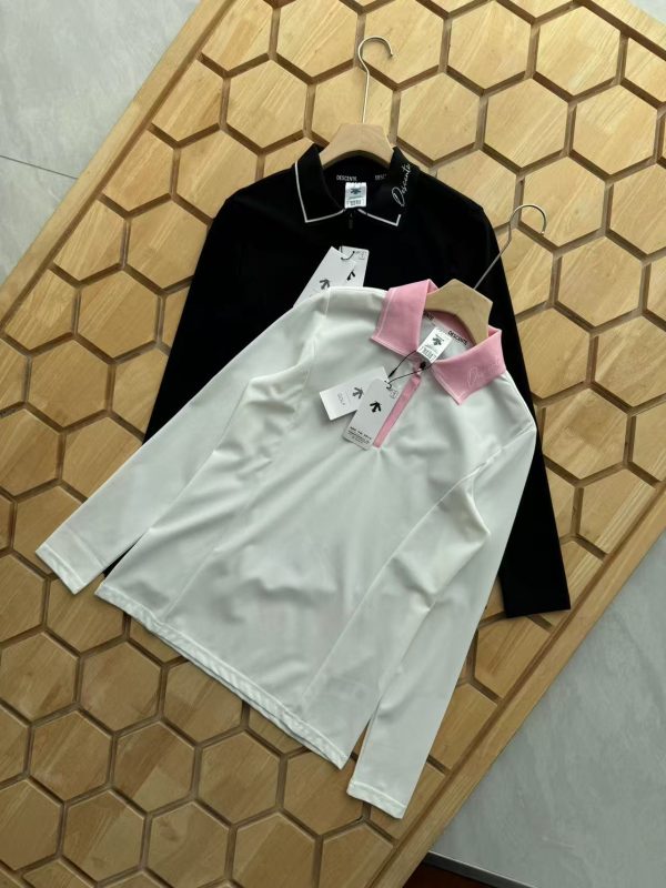 Premium Quality Descente Long Sleeve White Style