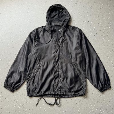 Premium Quality Balenciaga Jackets Black Nylon Jacquard Luxury