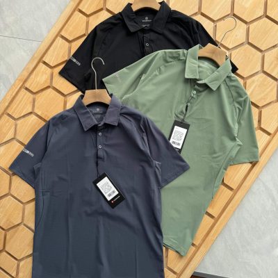 Best Selling Lululemon Short-Sleeved Shirts Green Silk Plaid Luxury