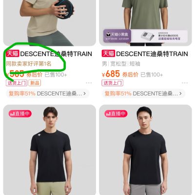 Premium Quality Descente Short-Sleeved Shirts Collection