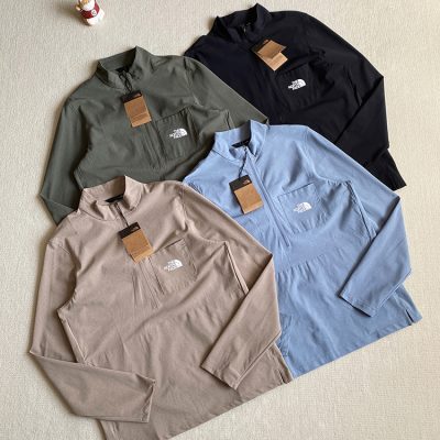 Premium The North Face Long Sleeves Black Breathable Collection