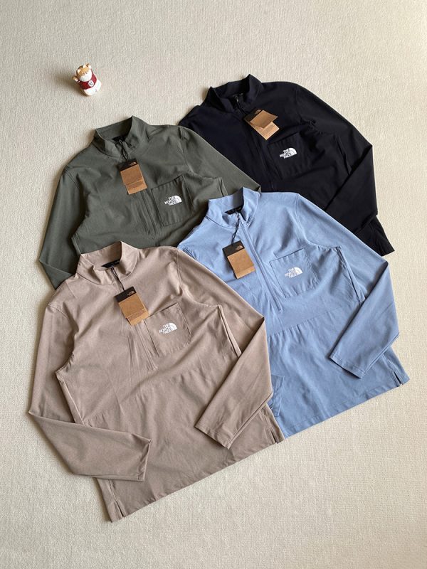 Premium The North Face Long Sleeves Black Breathable Collection