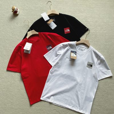 Premium The North Face Short Sleeves Black Cotton Breathable Collection