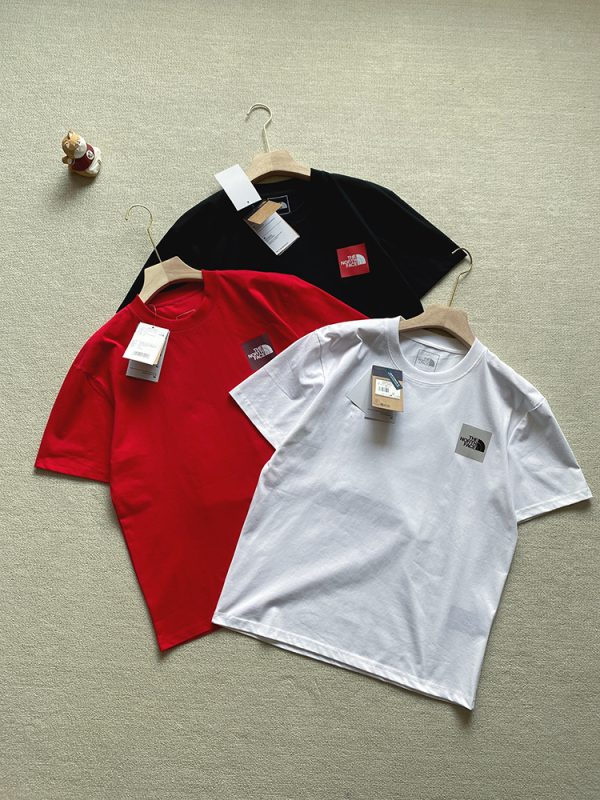Premium The North Face Short Sleeves Black Cotton Breathable Collection