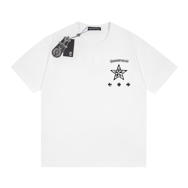 Luxury Chrome Hearts Short Sleeves Cotton Washed Luxury