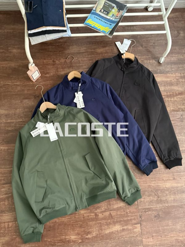 High Quality Lacoste Coat Black Classic Style