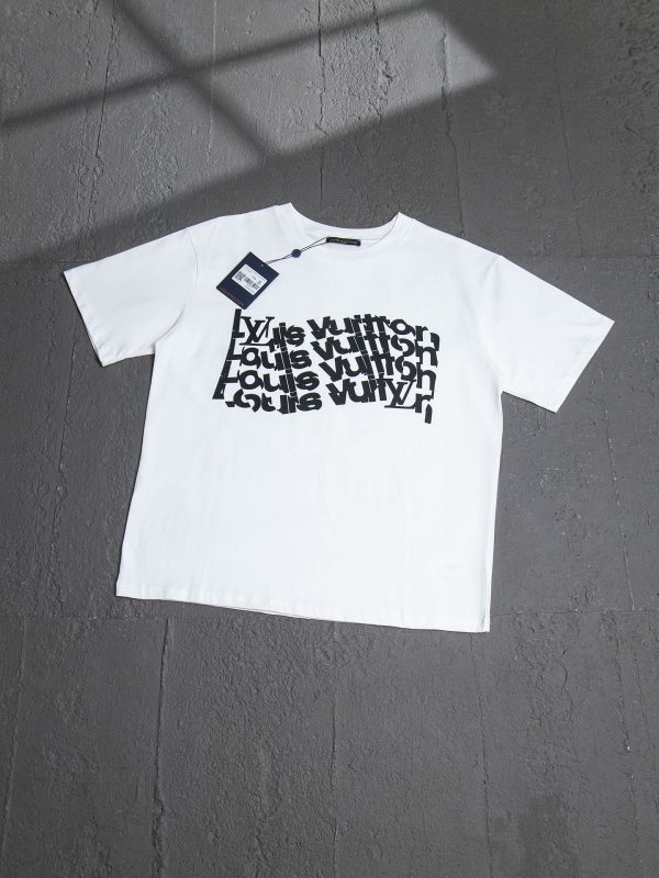 Premium Quality Louis Vuitton Short Sleeves Cotton Luxury