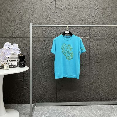 Premium Quality Louis Vuitton Short Sleeves Knit Logo Luxury