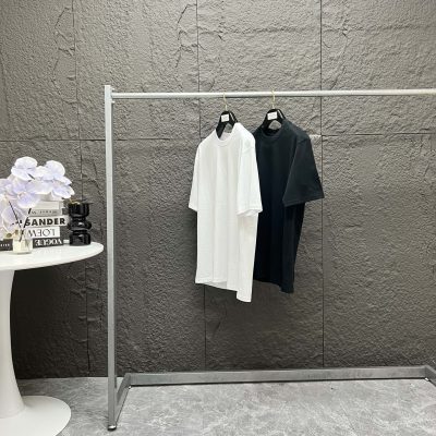 High Quality Louis Vuitton Short Sleeves Black Cotton Monogram Collection