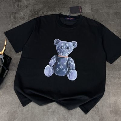 Luxury Louis Vuitton Short Sleeves Black Casual Collection