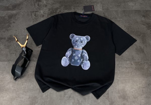 Luxury Louis Vuitton Short Sleeves Black Casual Collection