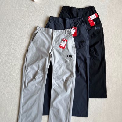 High Quality Helly Hansen Trousers Black Nylon Casual Luxury