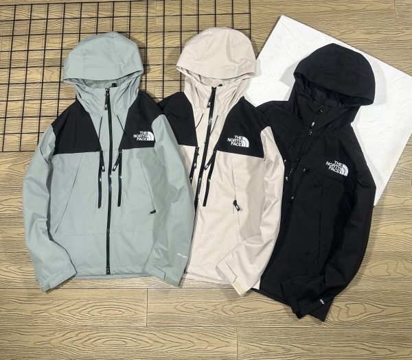Premium Quality The North Face Coats Black Embroidered Collection