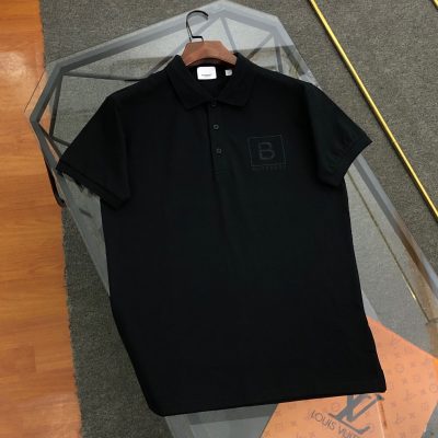 Premium Burberry T-Shirts Black Classic Style