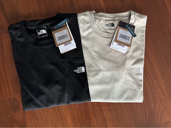 Luxury The North Face Long Sleeves Gray Solid Luxury