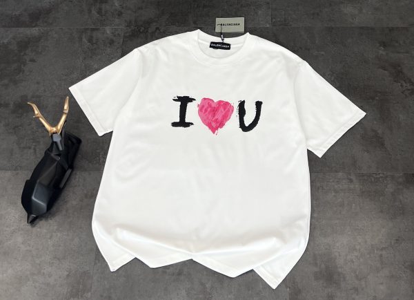 Premium Balenciaga Short Sleeves Pink Graphic Collection