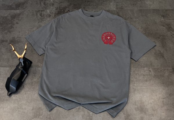 Best Selling Chrome Hearts Short Sleeves Black Cotton Washed Luxury