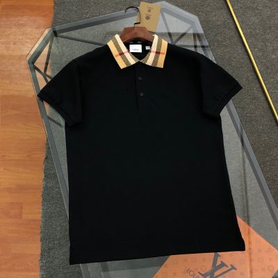 Premium Quality Burberry T-Shirts Black Classic Style