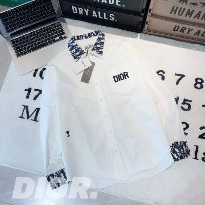 Premium Quality Dior Long Sleeves Black Logo Collection