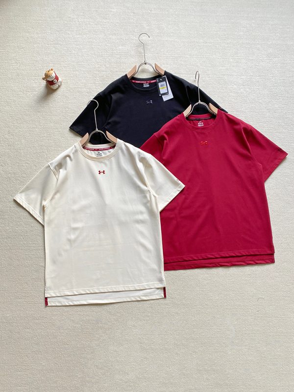 Best Selling Under Armour Short Sleeves Black Cotton Classic Style