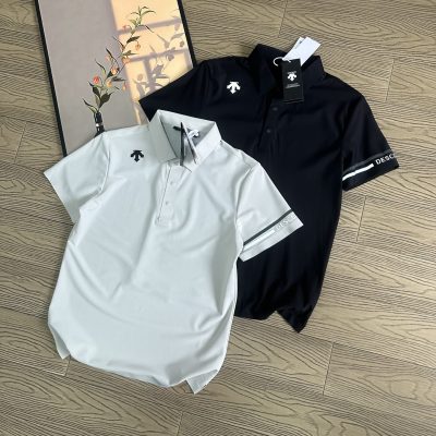High Quality Descente Short-Sleeved Shirts Casual Style