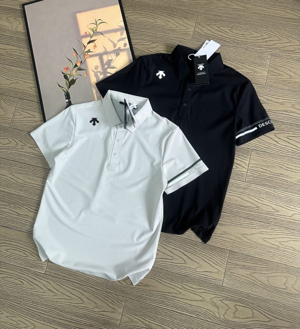High Quality Descente Short-Sleeved Shirts Casual Style