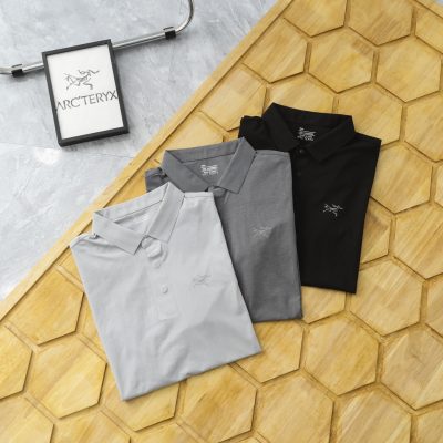 High Quality Gap Short Sleeves Black Polyester Breathable Luxury