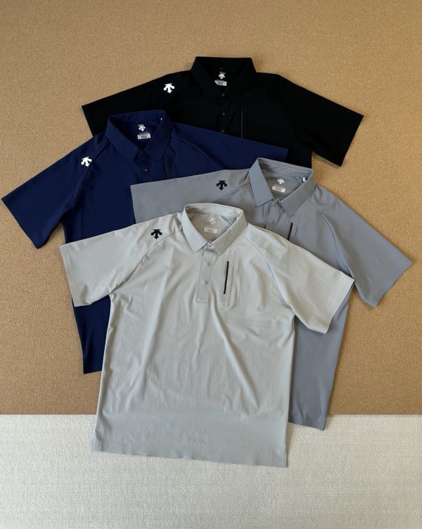 Premium Working Day Short-Sleeved Shirt Black Logo Collection