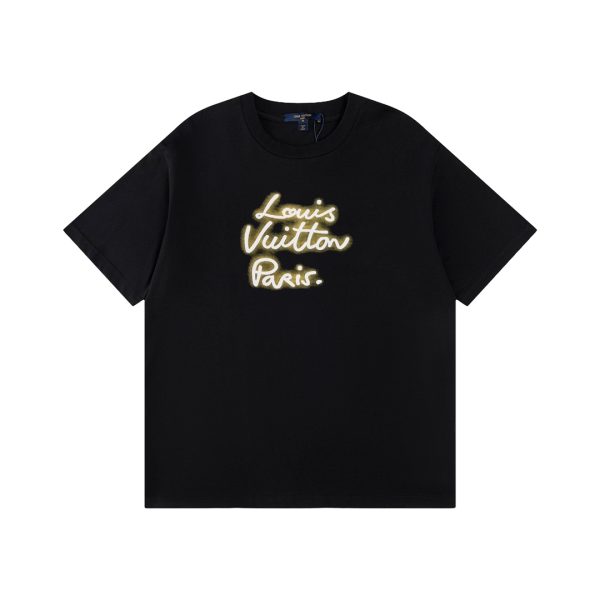 Luxury Louis Vuitton Short Sleeves Cotton Print Collection