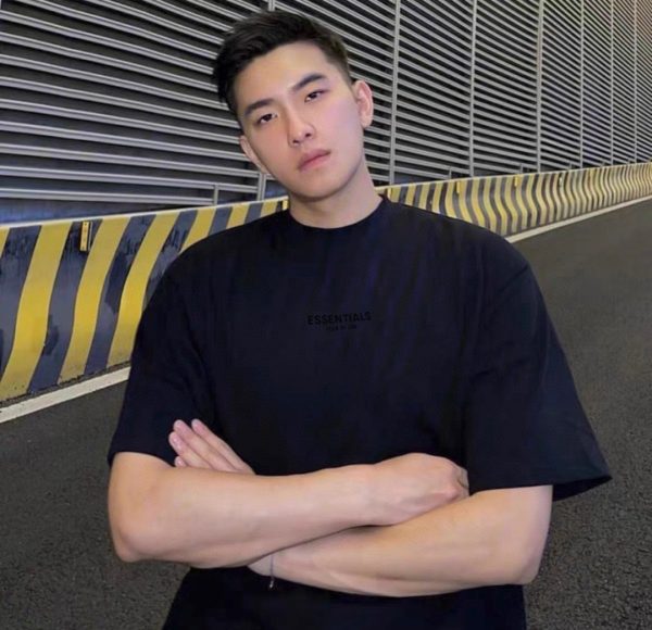Luxury Fear Of God Short Sleeves Grey Cotton Logo Luxury