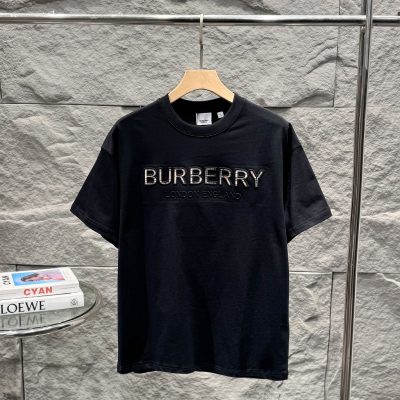 Best Selling Burberry Short Sleeves Black Logo Style