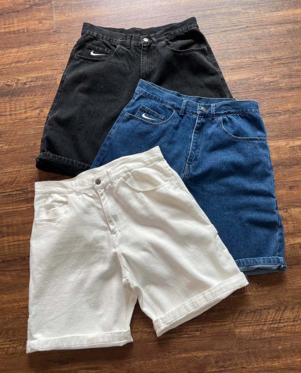 Best Selling Nike Shorts Black Denim Vintage Luxury