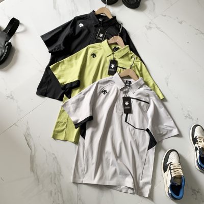 Best Selling Descente Short-Sleeved Yellow Breathable Style