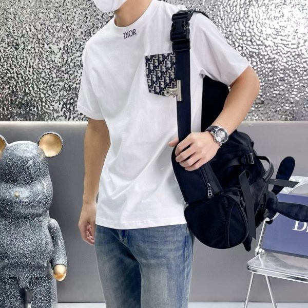 Best Selling Dior Short Sleeves White Monogram Luxury
