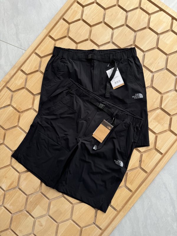 Premium Quality The North Face Shorts Black Polyester Plaid Collection
