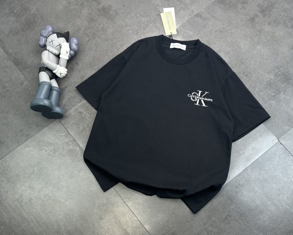 Best Selling Calvin Klein Short Sleeves Black Cotton Embroidered Collection