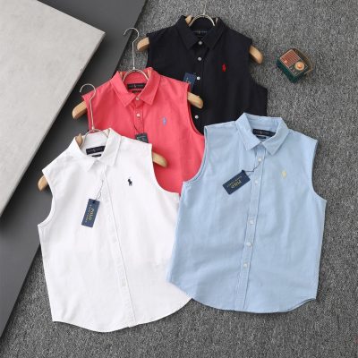 Luxury Ralph Lauren Long Sleeves White Cotton Logo Luxury