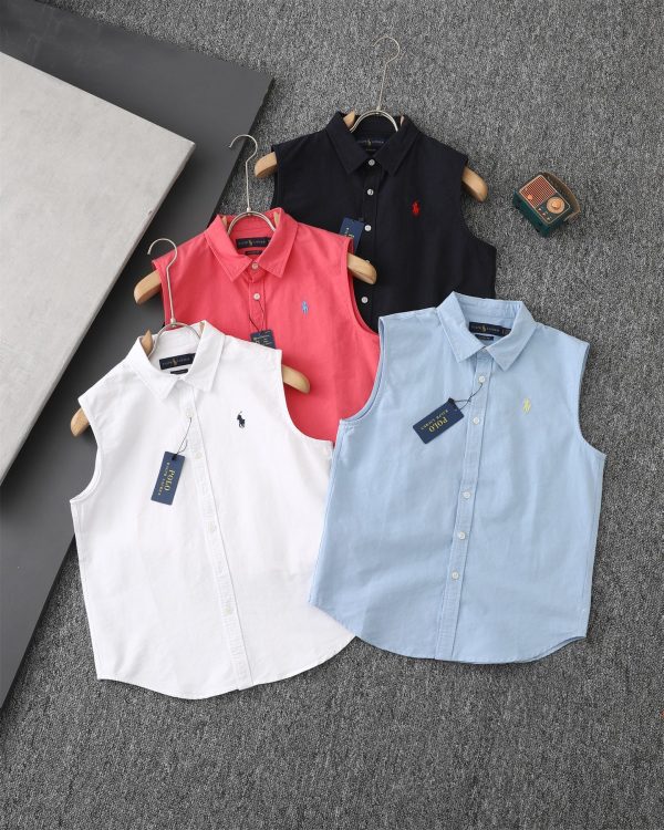 Luxury Ralph Lauren Long Sleeves White Cotton Logo Luxury