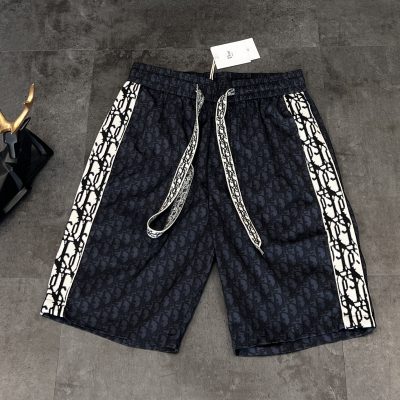 High Quality Dior Shorts White Jacquard Style