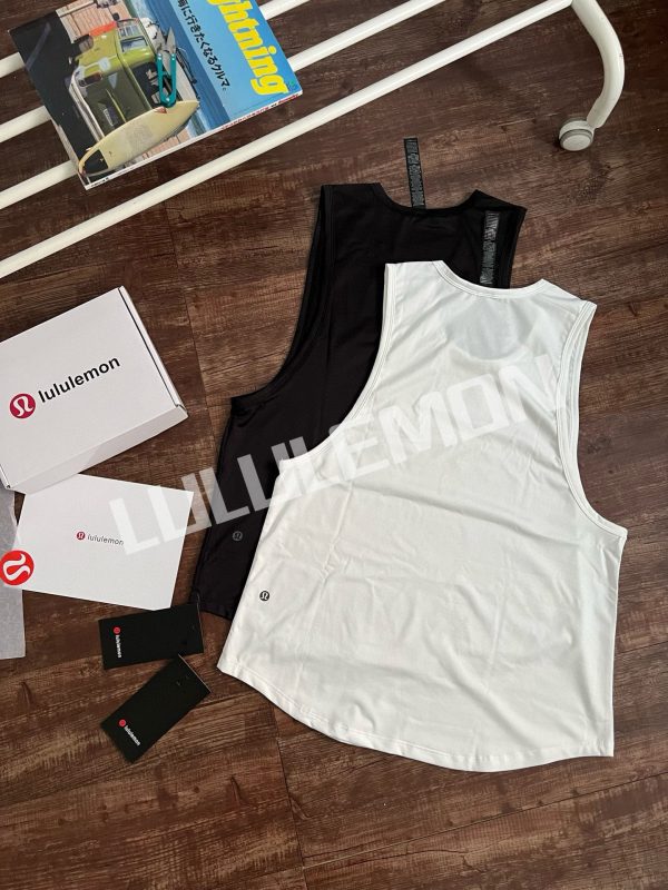 Luxury Lululemon Sleeveless Black Cotton Classic Luxury