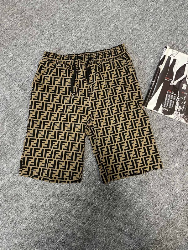 Luxury Fendi Shorts Print Style