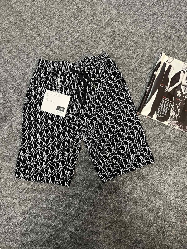 Best Selling Dior Shorts Black Print Luxury