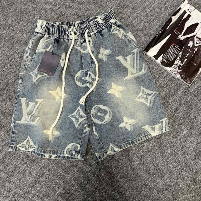 Best Selling Louis Vuitton Shorts Denim Jacquard Collection