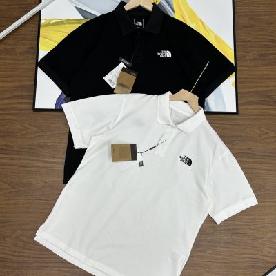 Best Selling The North Face Short-Sleeved T-Shirts Black Cotton Embroidered Luxury