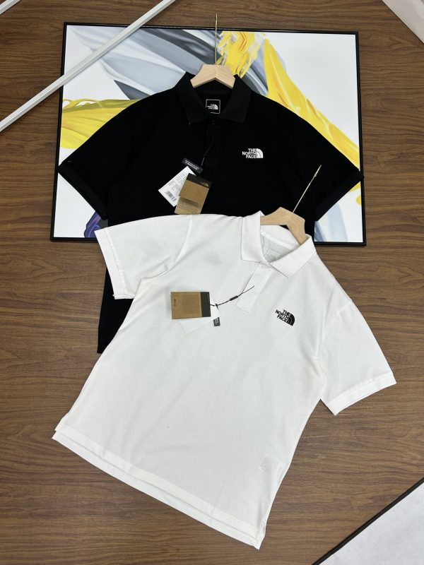 Best Selling The North Face Short-Sleeved T-Shirts Black Cotton Embroidered Luxury